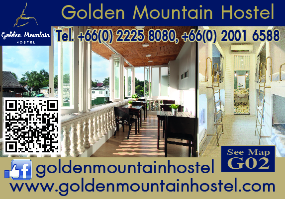 Golden Mountain Hostel - SiamBangkokMap